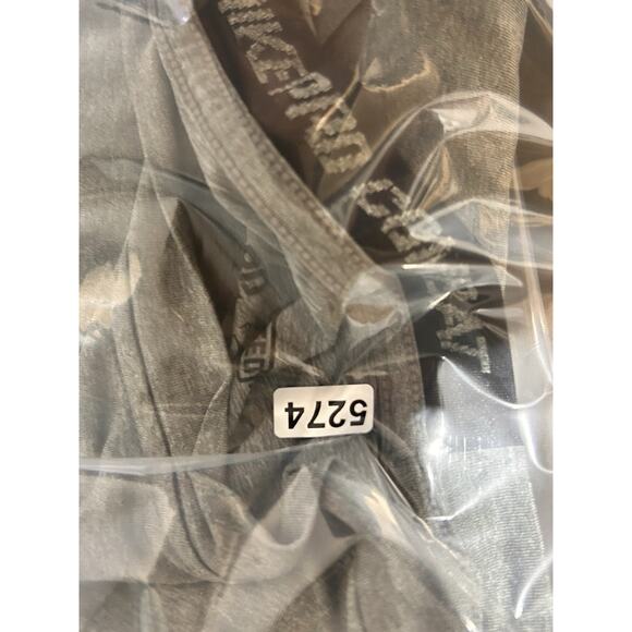 Nike Men's 2XL Gray Polyester T-Shirt Pro Combat Fitted Dri Fit Short Sleeve - Picture 8 of 8